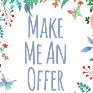 Always accepting reasonable offers! The more you buy the more I’ll discount!